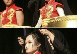 وقتی شال یکی از نوازندگان زن جشنواره فجر از سرش افتاد + عکس