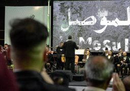 برپایی اولین کنسرت در شهر جنگ‌زده موصل + عکس