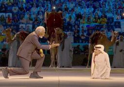 مورگان فریمن در مراسم افتتاحیه جام جهانی قطر چه گفت؟